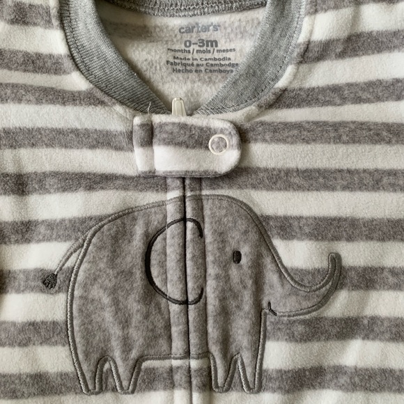 Carter’s Fleece Sleep Sacks 0-3 month - Picture 4 of 7